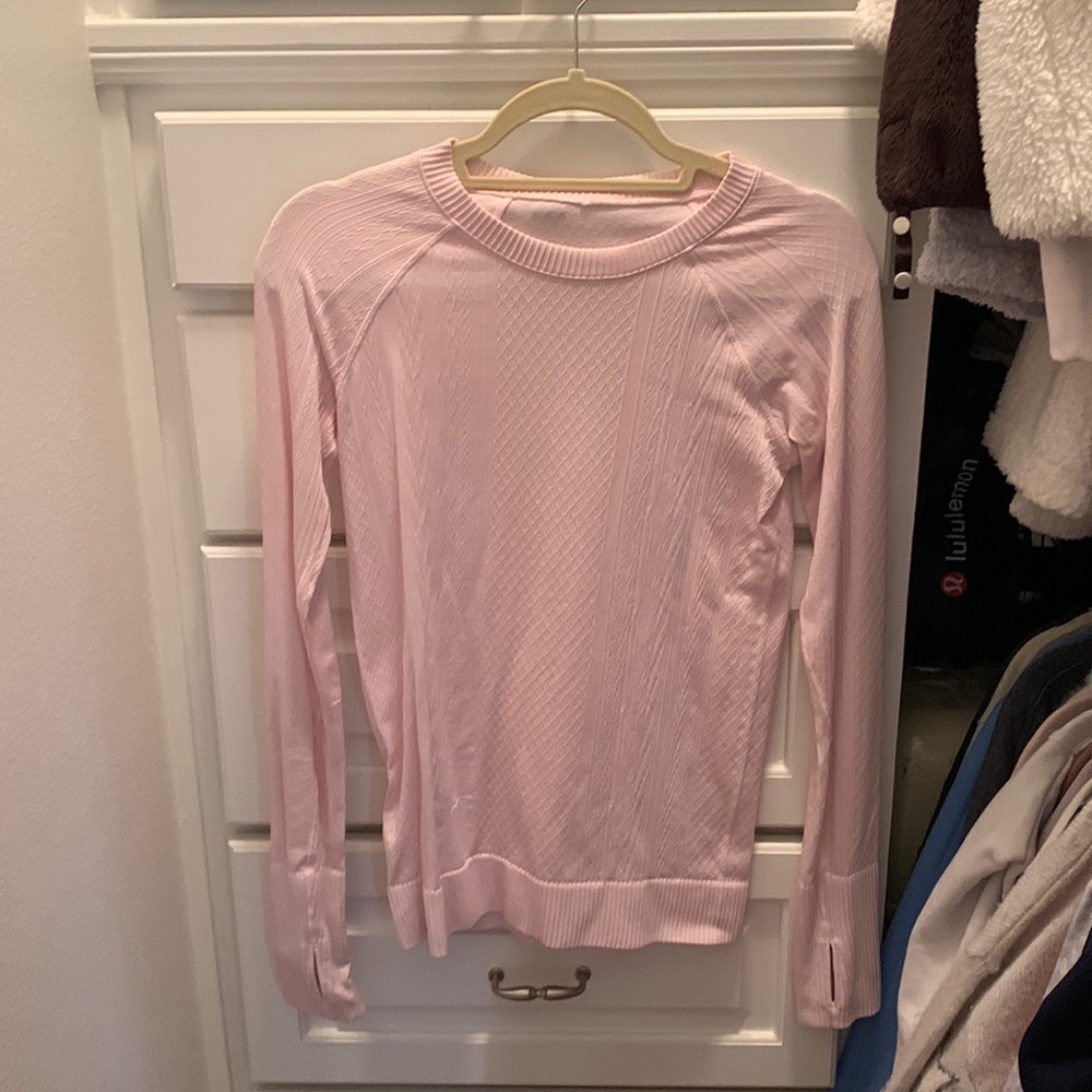 lululemon athletica Pink Long Sleeve Top